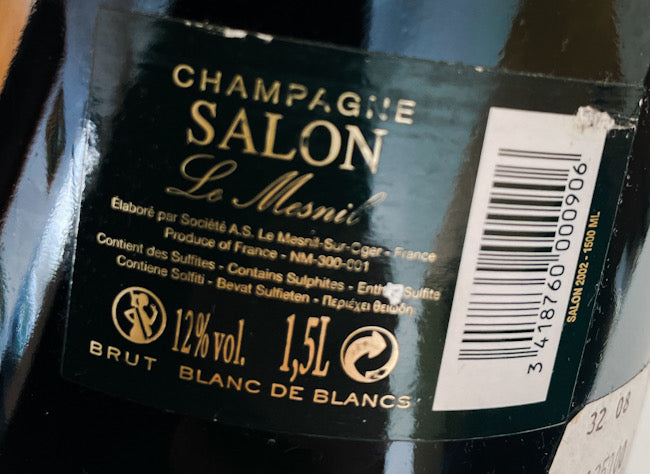 Champagne Salon Blanc de Blancs 2002 Magnum 1,5 L